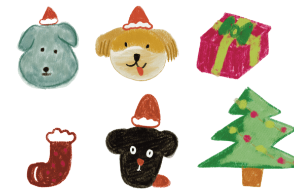 Animal Minimal with Their Christmas: A Festive Design Asset
