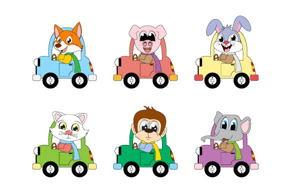 Cute Animal in the Car: A Playful Typeface for Modern Brands