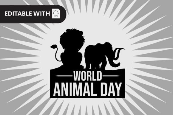 Logo World Animal Day: Design Vector Graphic for Your Projects
