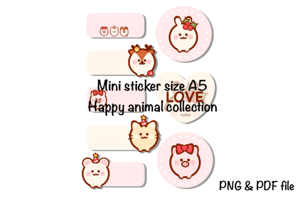 Mini Sticker Happy Animal: Instant Joy for Your Creative Projects