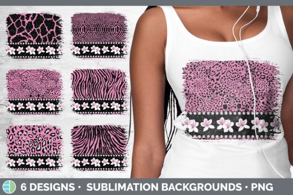 Pink Animal Print Distressed Background: Bold Design Assets