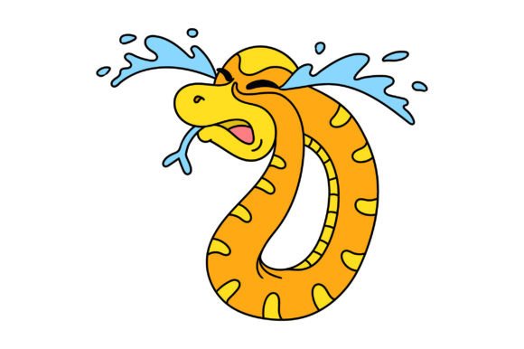 Snake Animal Crying with Sadness: A Font with Emotional Depth
