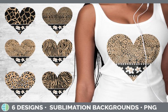 Warmth and Wild Style: Using Tan Animal Print Hearts Clipart