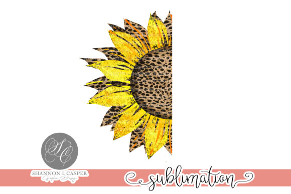 Wild Meets Floral: The Allure of Half Animal Print Sunflower Sublimation